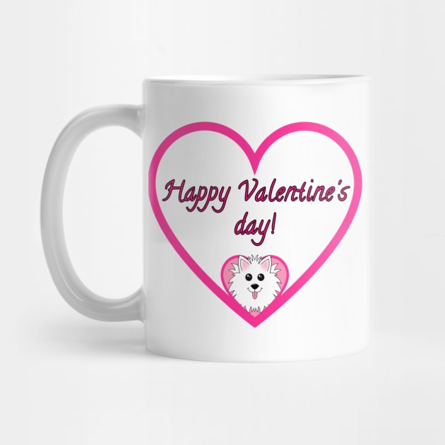 Happy Valentines Day Pink Heart by Designs_by_KC